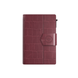 Pasjeshouder Plus Croco Bordeaux
