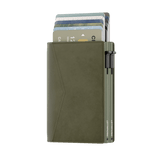 Card Holder Double Olive Green