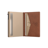 Pasjeshouder Slim Cognac