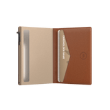 Pasjeshouder Slim Cognac