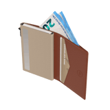 Pasjeshouder Slim Cognac