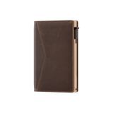 Pasjeshouder Slim Vintage Leer Bruin