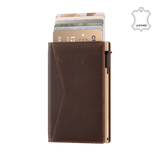 Pasjeshouder Slim Vintage Bruin