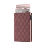 Kartenetui Slim Panel Aubergine